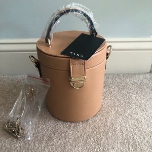 Zara Crossbody Box Bag w/Top Handle